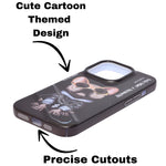 Hard Printed iPhone Case With Stand Back Cover For iPhone 13 Pro