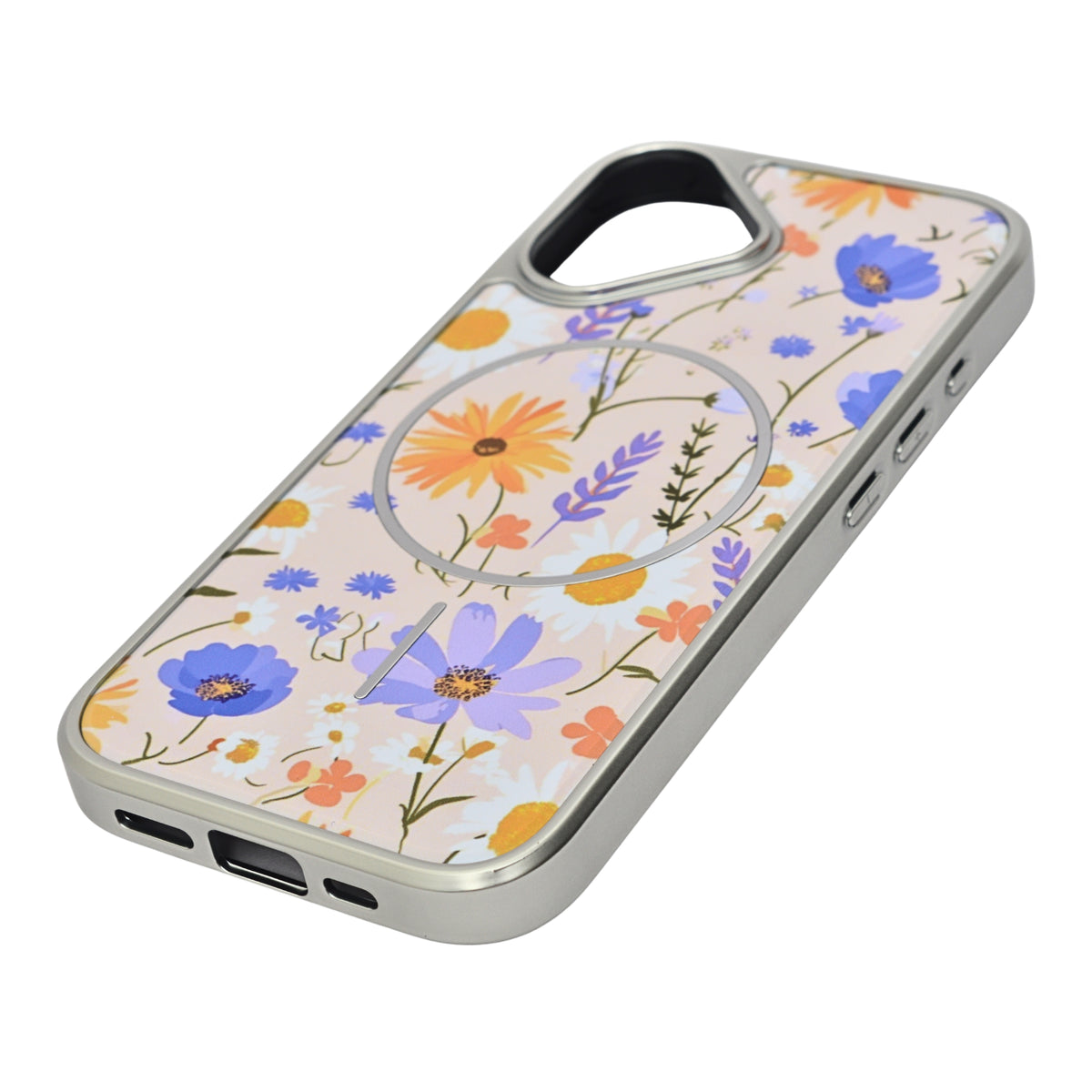 Floral Blossom Print MagSafe Compatible Phone Case for iPhone 17