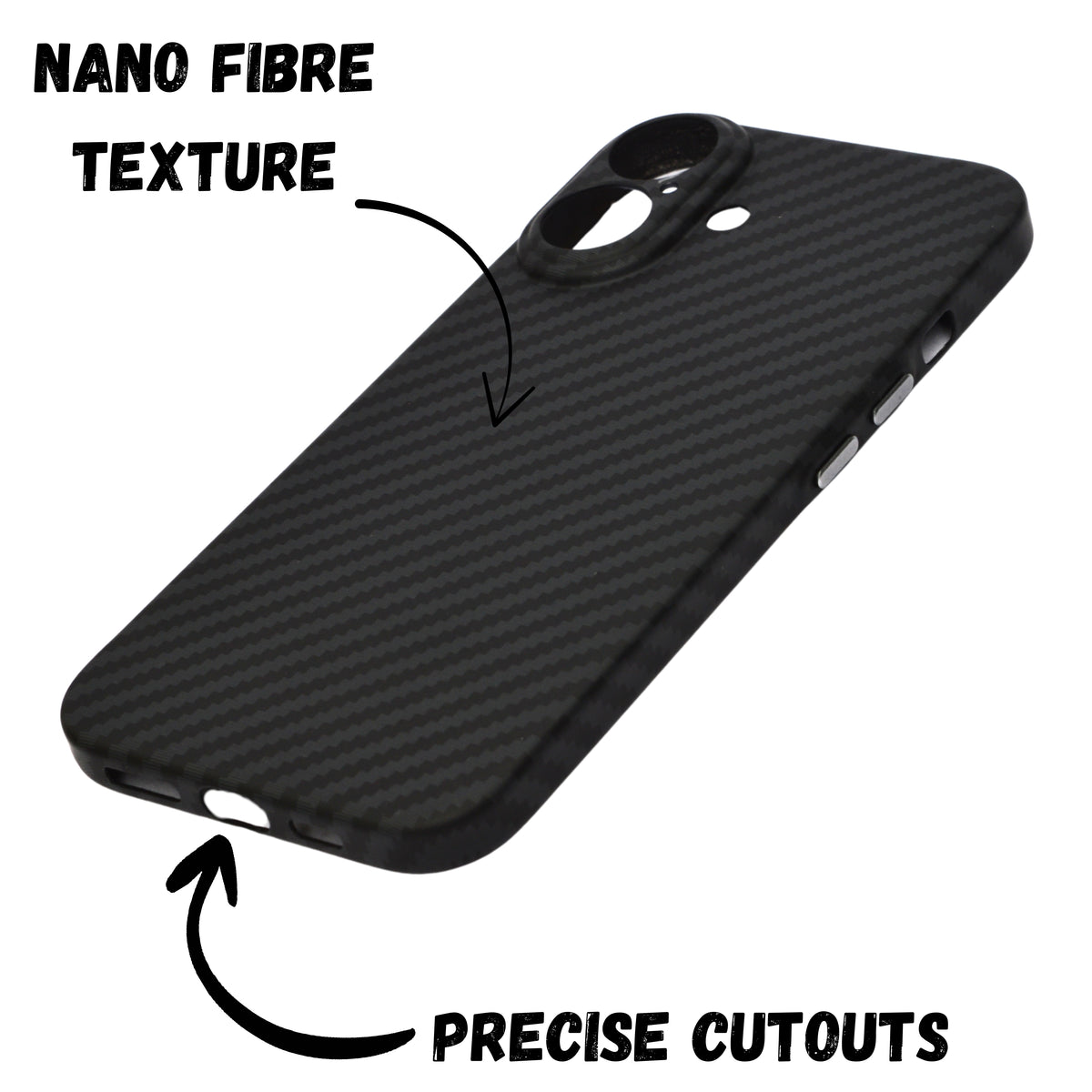 Ultra Thin Carbon Fiber Lightweight Durable MagSafe Case for iPhone 16