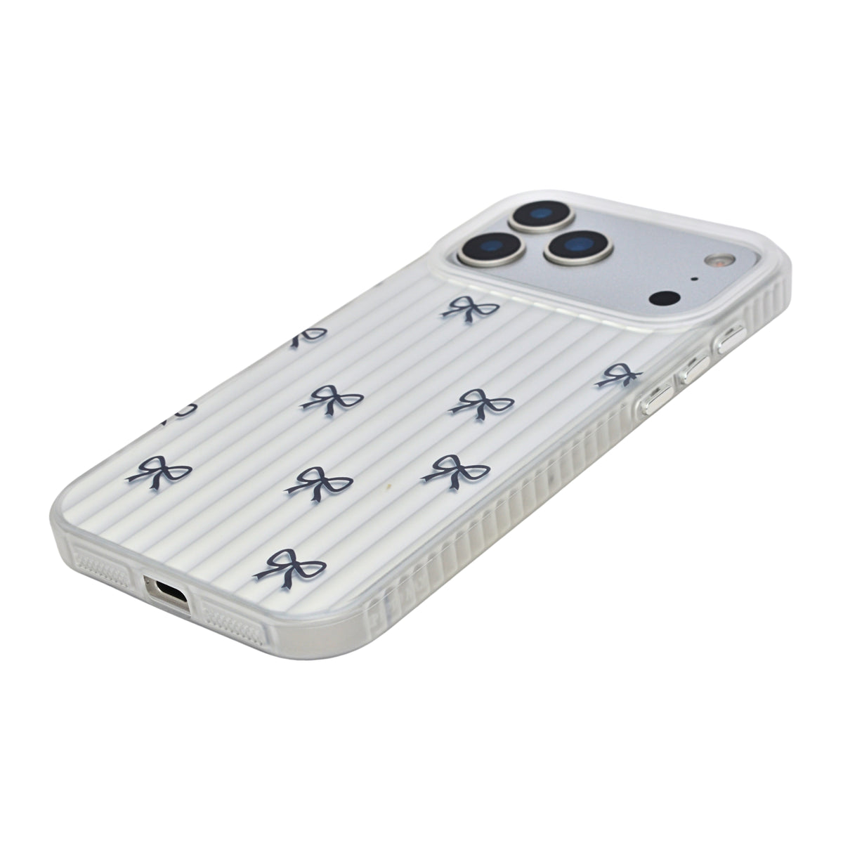 Aesthetic Bow & Floral Phone Case for iPhone 17 Pro