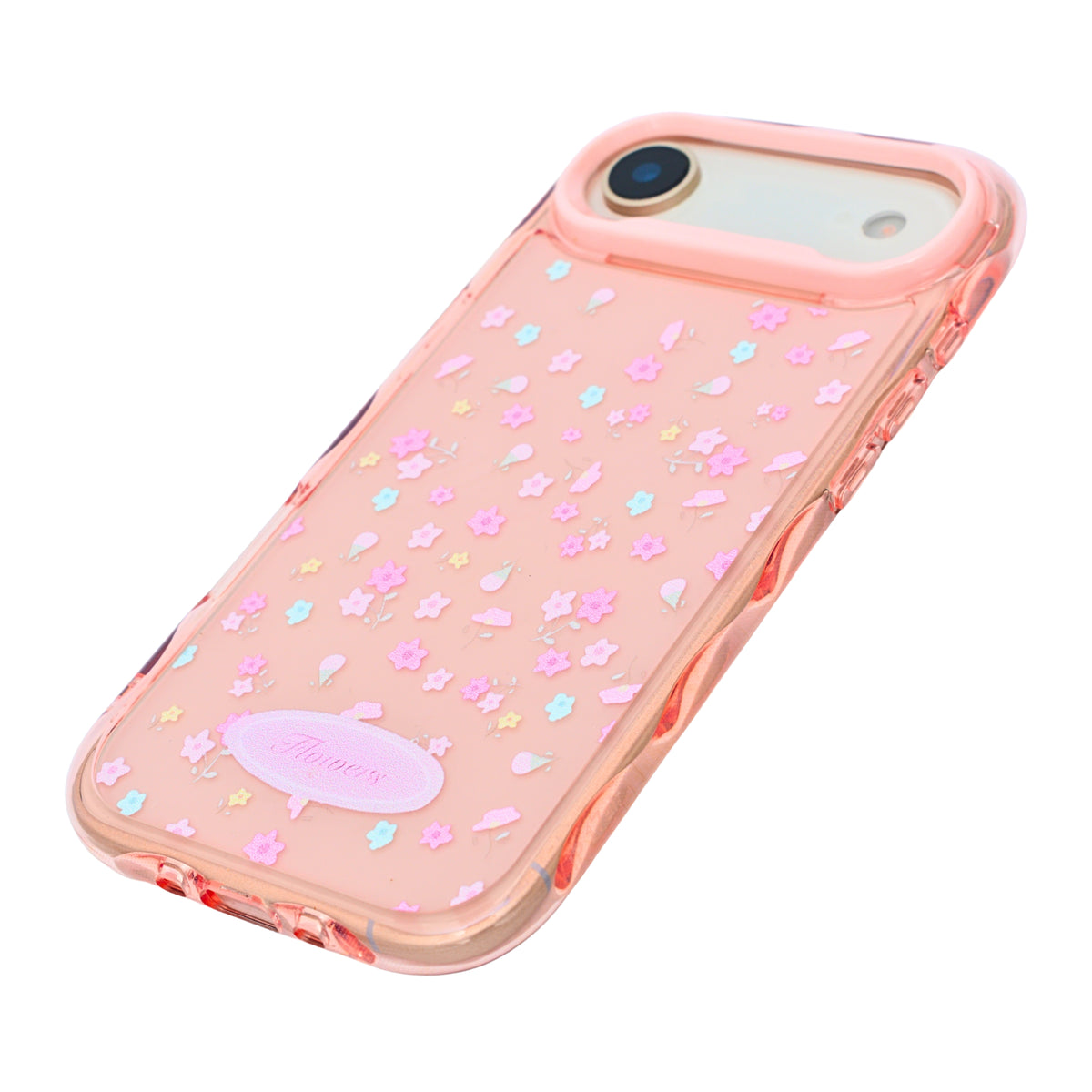 Cute Transparent Wavy Edge Phone Case for iPhone 17 Air