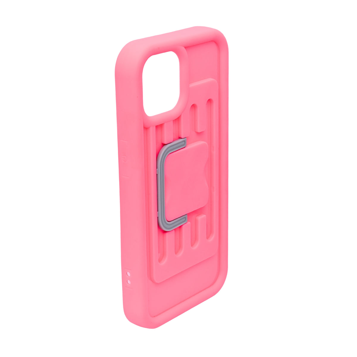 Retro Suitcase Design Phone Case with Kickstand for iPhone 15
