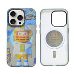 Trendy Sports Character Design Phone Case with MagSafe Compatible for iPhone 14 Pro