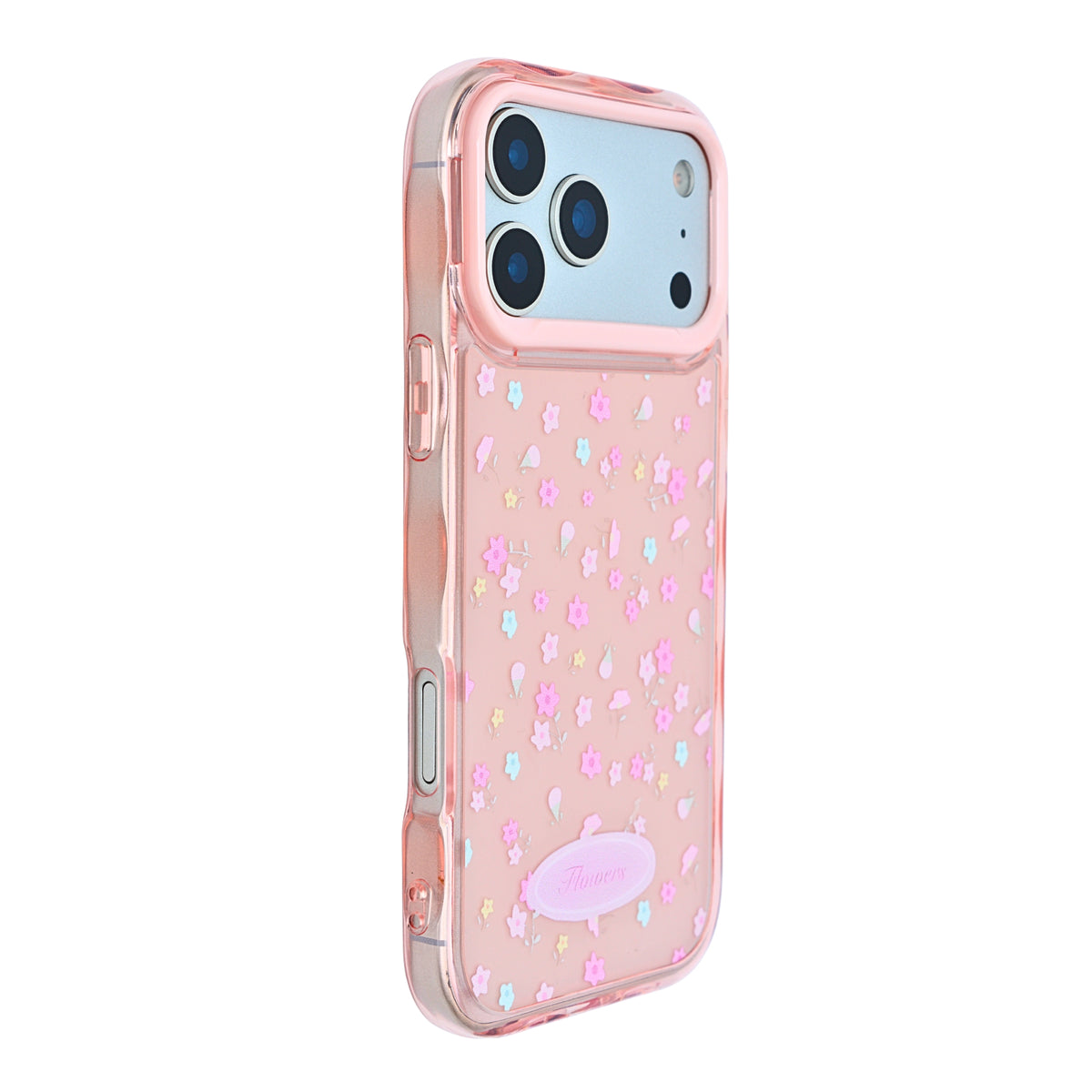 Cute Transparent Wavy Edge Phone Case for iPhone 17 Pro
