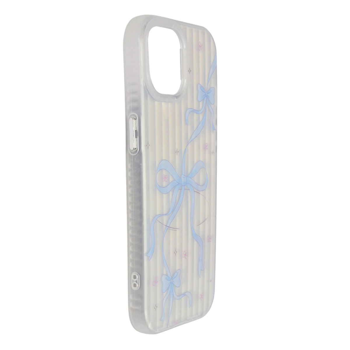 Aesthetic Bow & Floral Phone Case for iPhone 15
