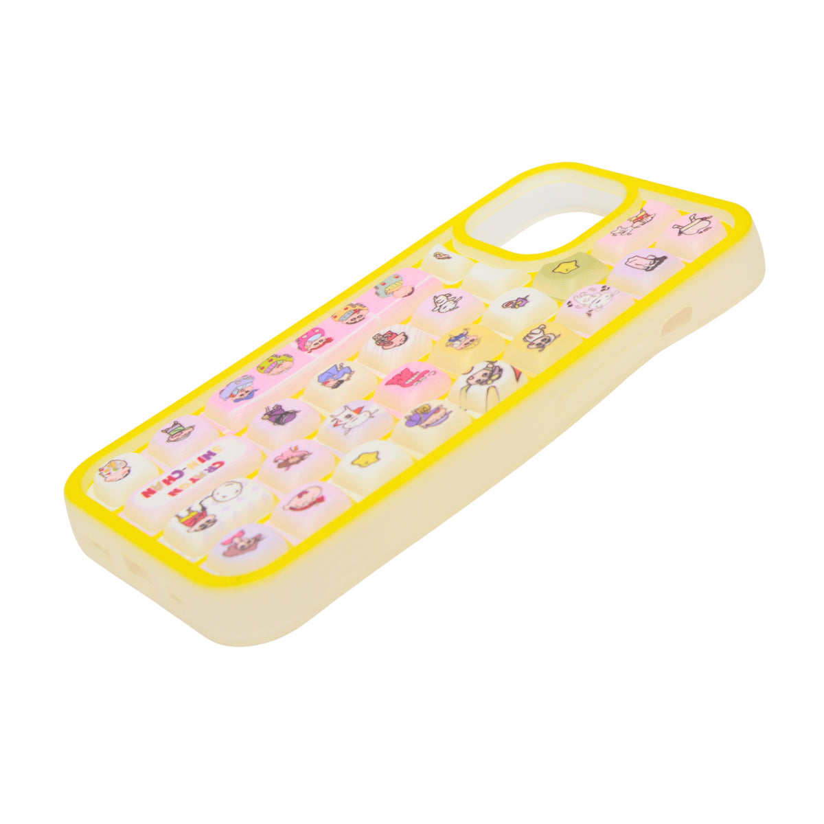 Cute 3D Cartoon Keyboard Phone Case for iPhone 15