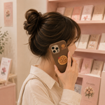 3D Puffy Waffle Matte Case