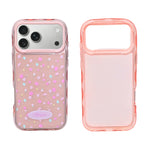 Cute Transparent Wavy Edge Phone Case for iPhone 17 Pro