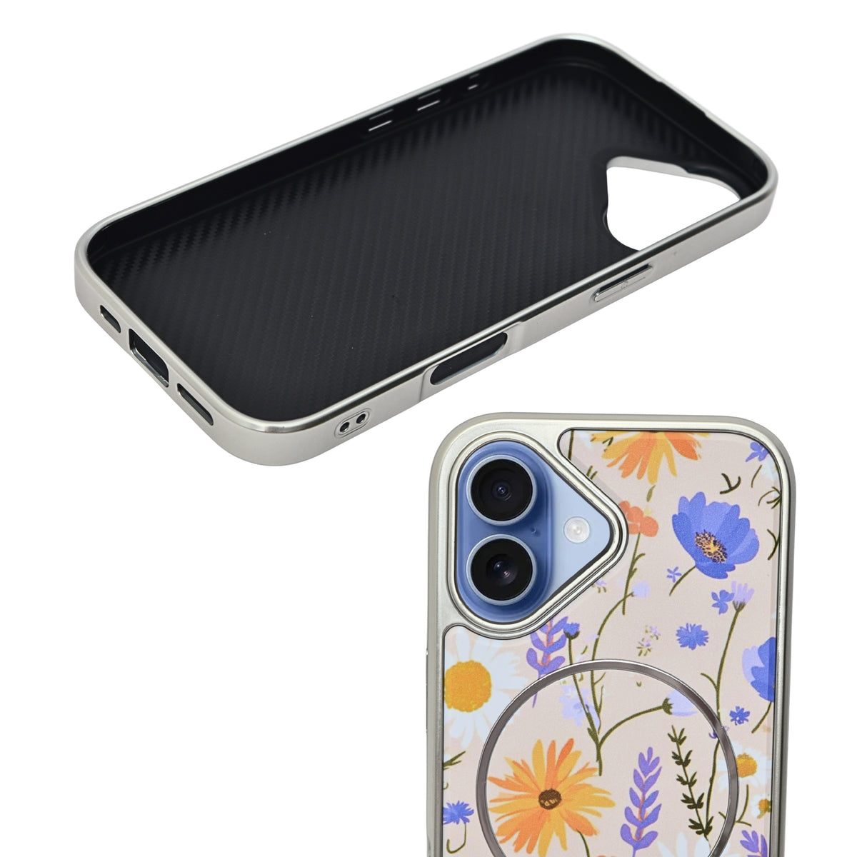 Floral Blossom Print MagSafe Compatible Phone Case for iPhone 17