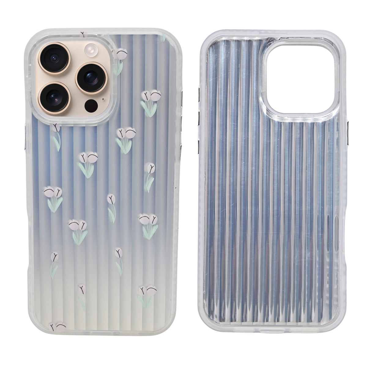 Aesthetic Bow & Floral Phone Case for iPhone 16 Pro