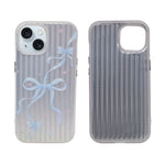Aesthetic Bow & Floral Phone Case for iPhone 15
