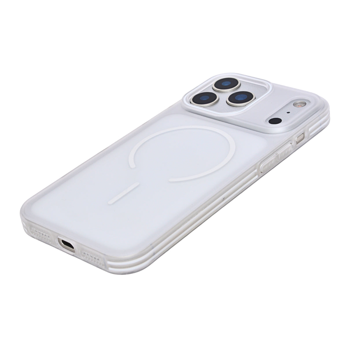 Crystal Clear Shockproof MagSafe Phone Case for iPhone 17 Pro