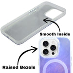 Iridescent MagSafe Compatible Gradient Phone Case For iPhone 15 Pro Max