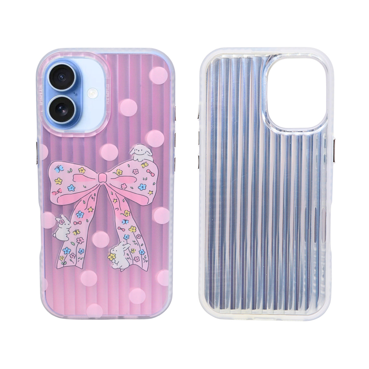 Aesthetic Bow & Floral Phone Case for iPhone 17