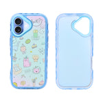 Cute Transparent Wavy Edge Phone Case for iPhone 17