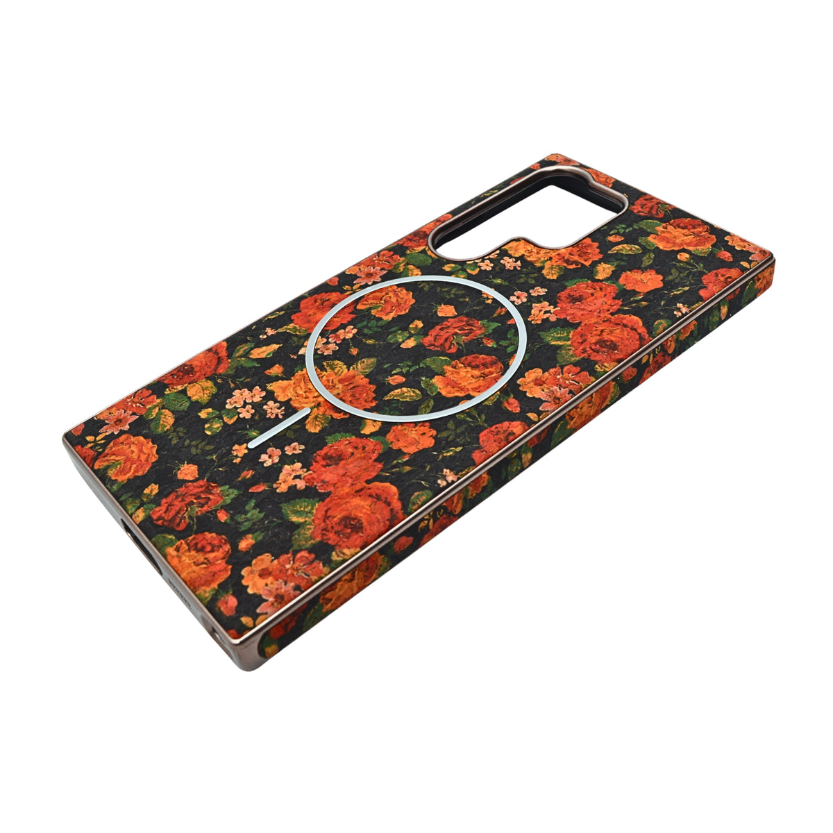 Cork Texture Printed MagSafe Compatible Phone Case for Samsung Galaxy S23 Ultra