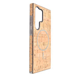 Cork Texture Printed MagSafe Compatible Phone Case for Samsung Galaxy S24 Ultra