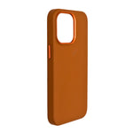 Luxurious and Protective Business Style Phone Case with Tan Faux Leather for iPhone 13 Pro