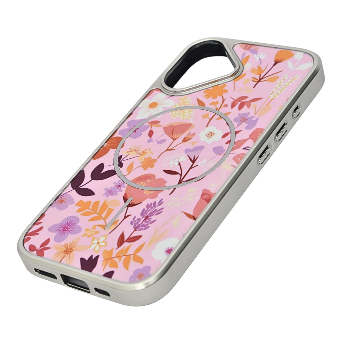 Floral Blossom Print MagSafe Compatible Phone Case for iPhone 17