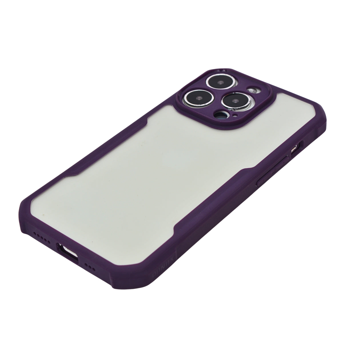 Minimalist Transparent Bumper Phone Case for iPhone 14 Pro Max