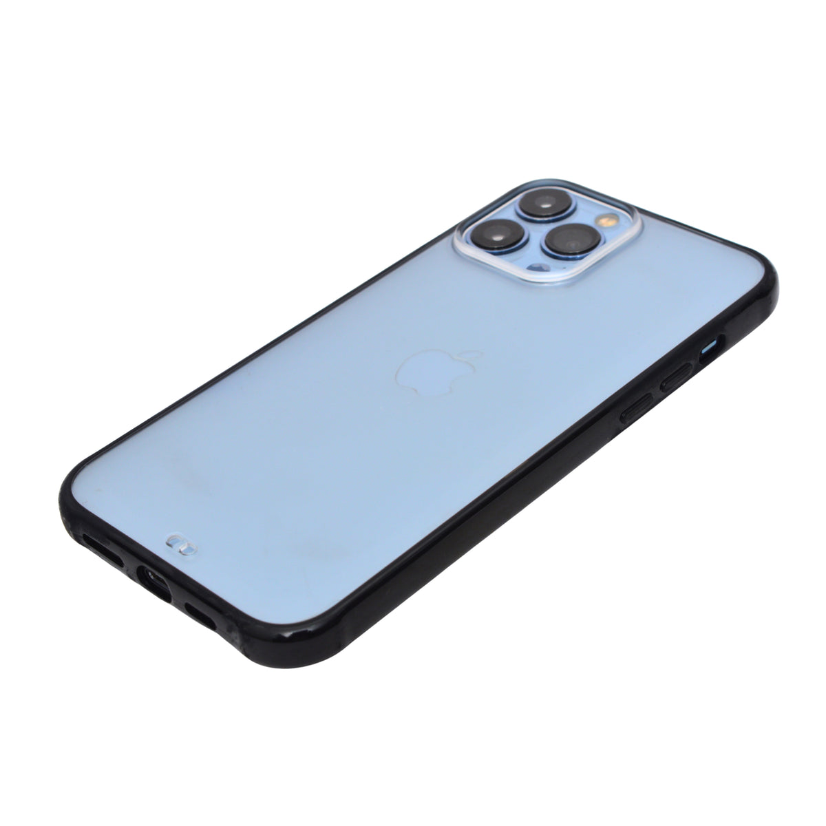 Luxury Clear Phone Case with Black Bumper for iPhone 13 Pro Max