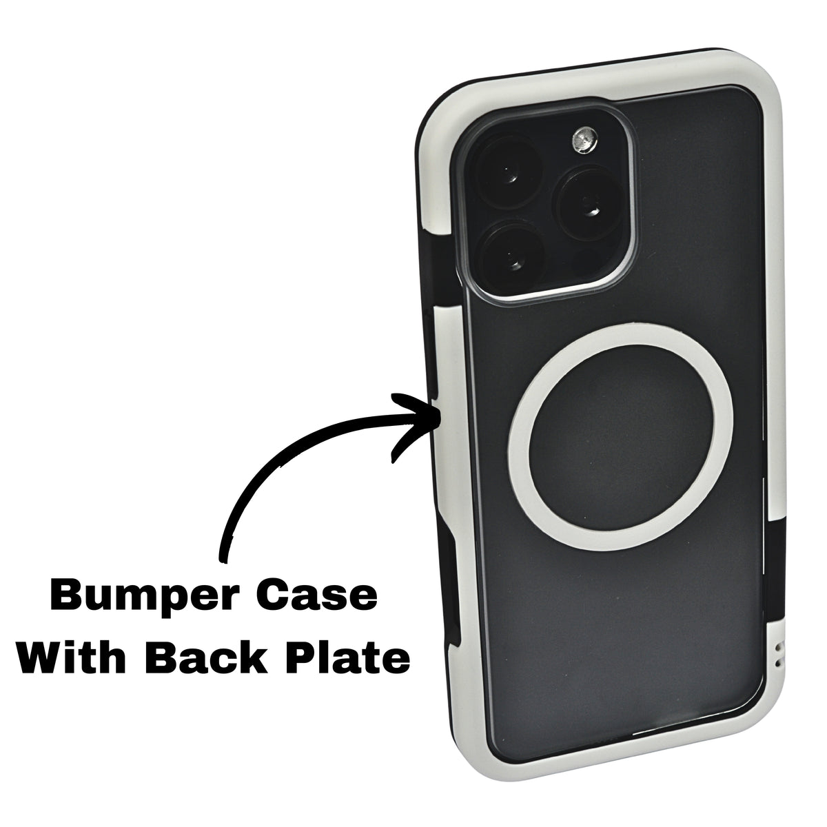 Dual Color Edge Matte Transparent MagSafe Phone Case for iPhone 16 Pro