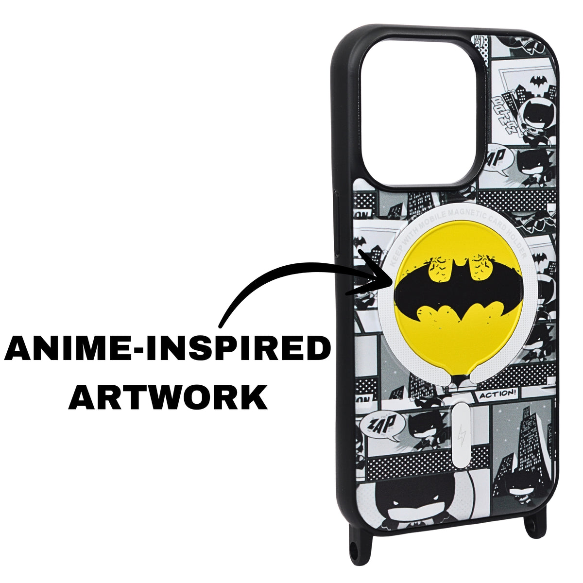 Anime Print Vibrant Character Design Phone Case for iPhone 14 Pro