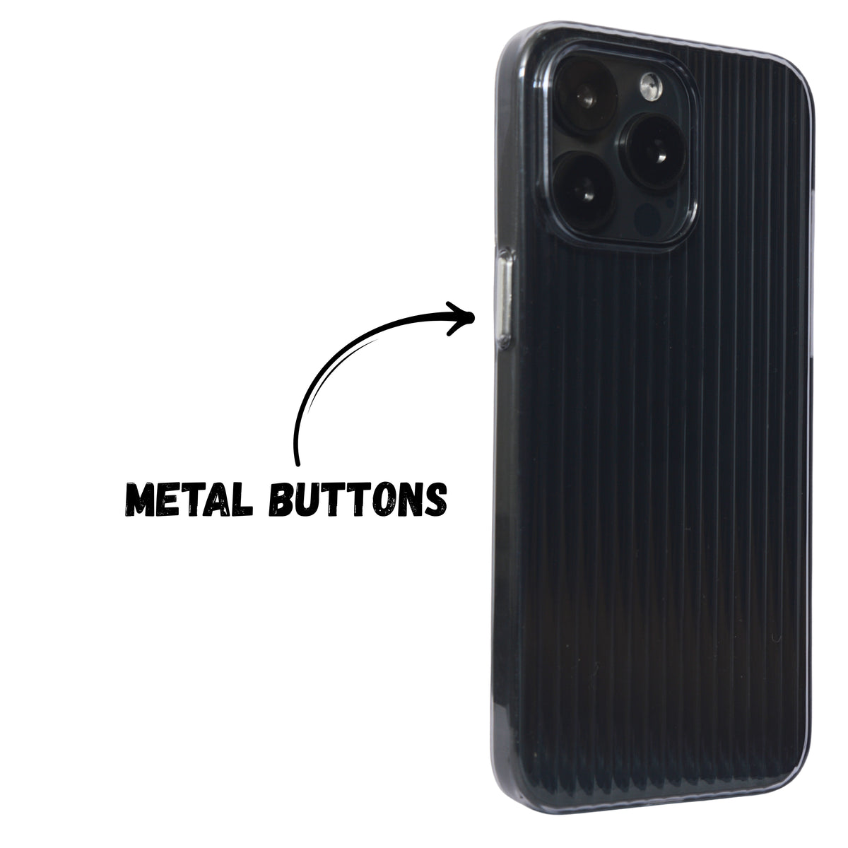 Hard Protective Striped Glossy Finish Phone Case for iPhone 14 Pro Max
