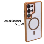 Crystal Clear MagSafe Protective Phone Case for Samsung S25 Ultra
