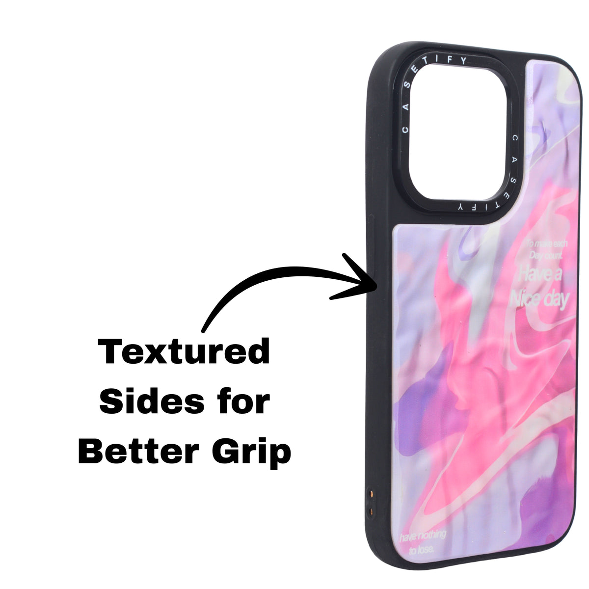 Marble Glossy Abstract Protective Phone Case For iPhone 15 Pro Max