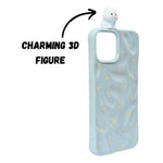 3D Cartoon Character with Polka Dots Soft Phone Case for iPhone 12/ 12 Pro