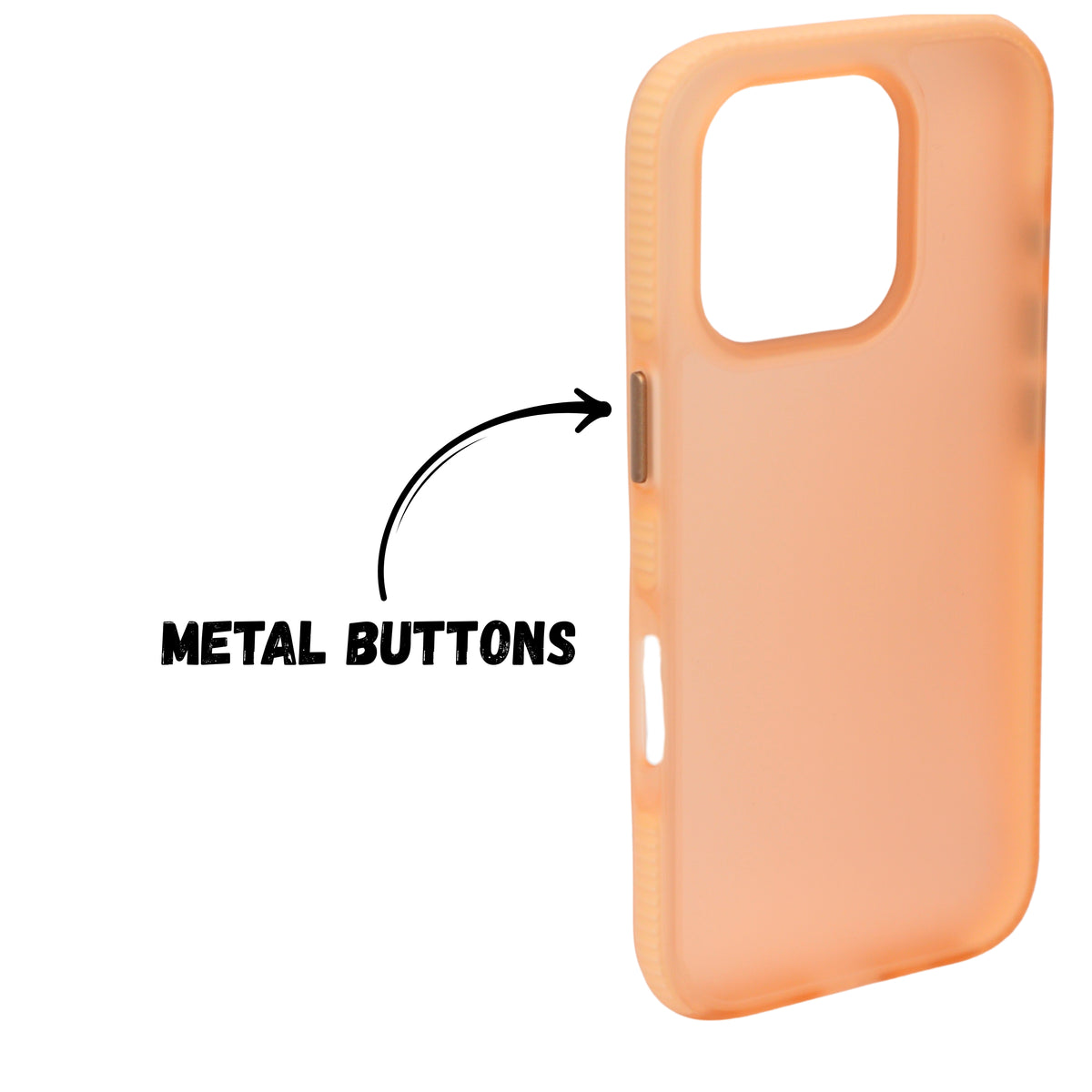 Matte Transparent Frosted with Side Border Phone Case For iPhone 16 Pro