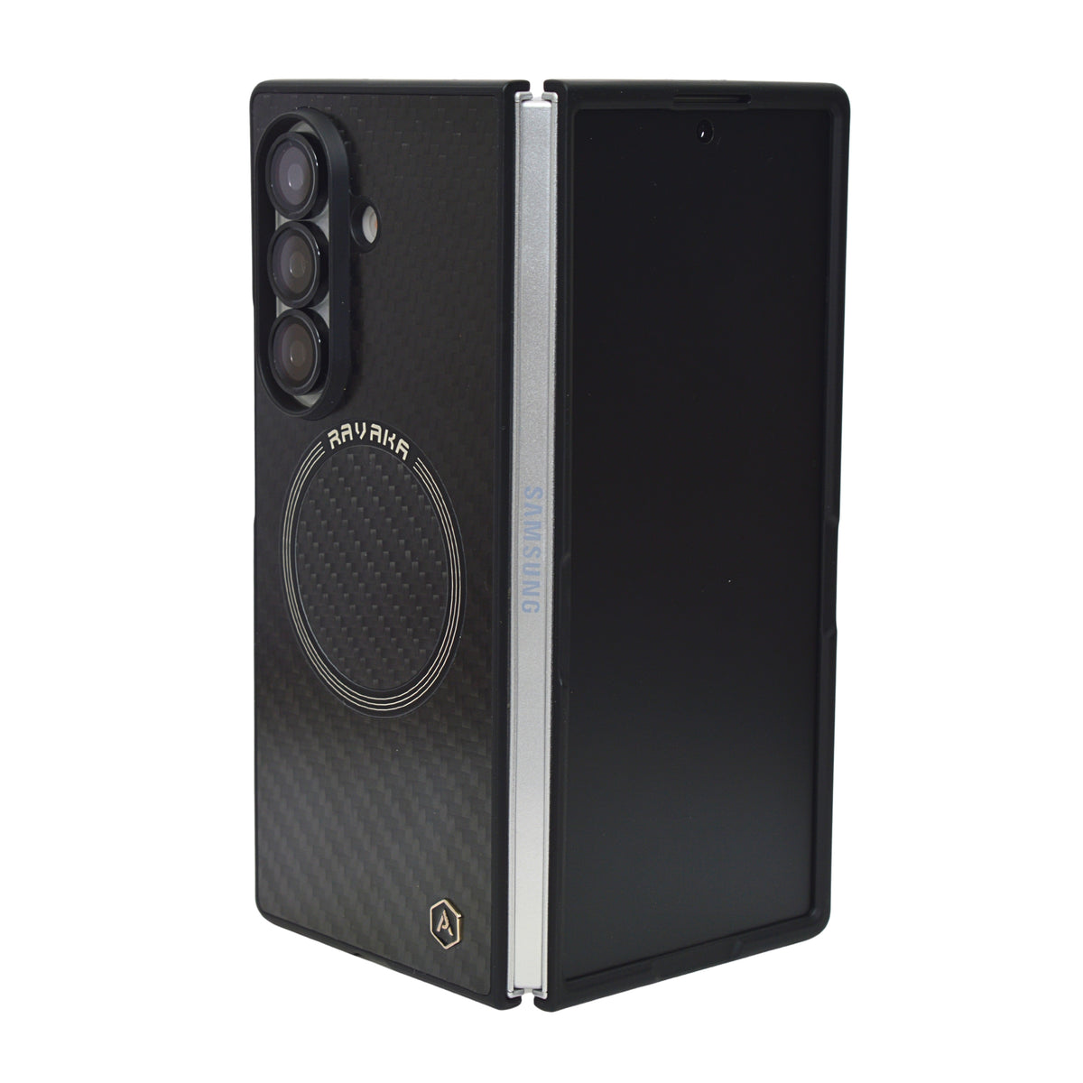 Carbon Fiber Texture with MagSafe Compatibility Phone Case for Samsung Galaxy Z Fold 7