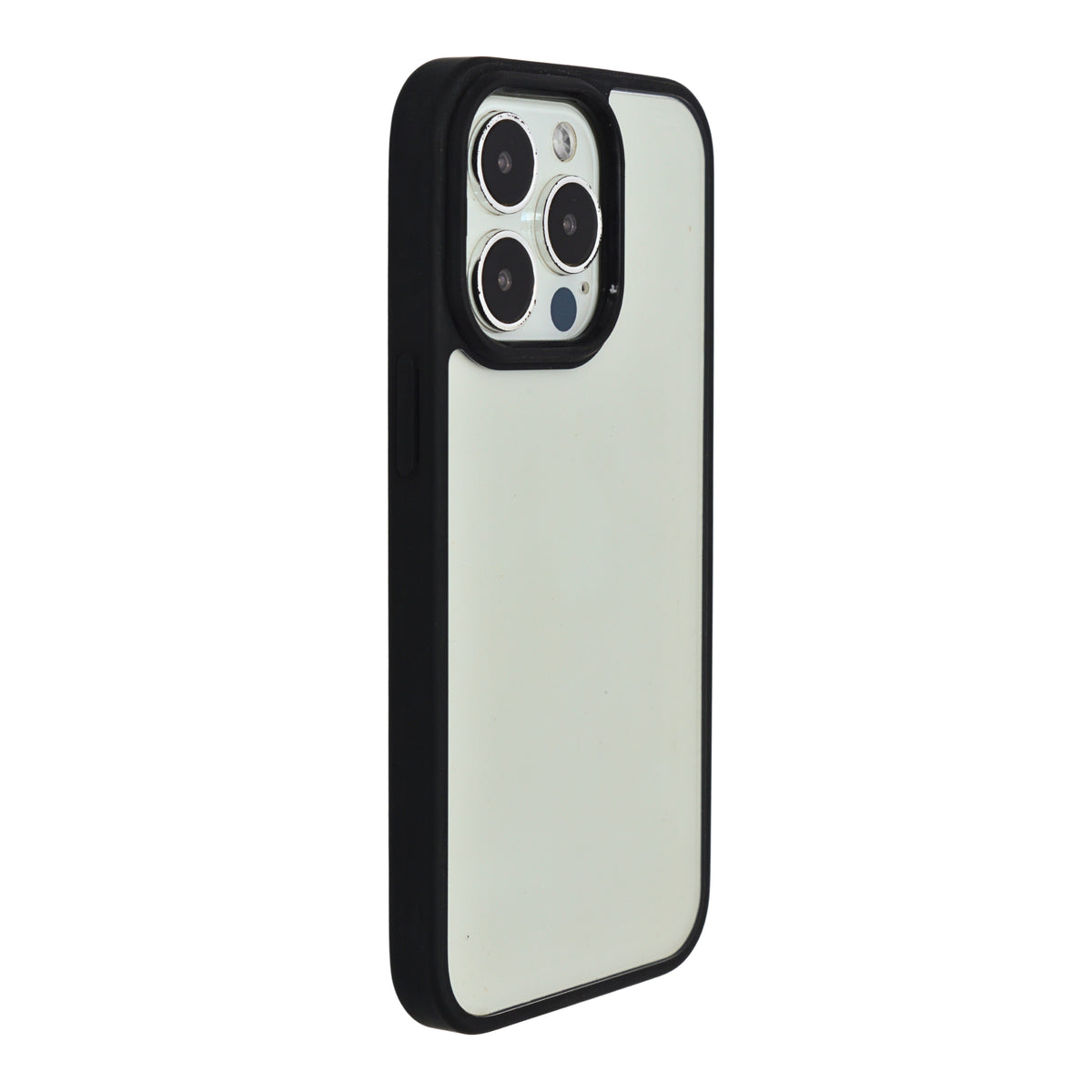 Modern Clear Protective Case with Stylish Frame for iPhone 13 Pro