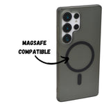 Translucent MagSafe Compatible Protective Phone Case for Samsung S25 Ultra