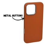 Classic Leather Texture Protective Phone Case For iPhone 16 Pro Max