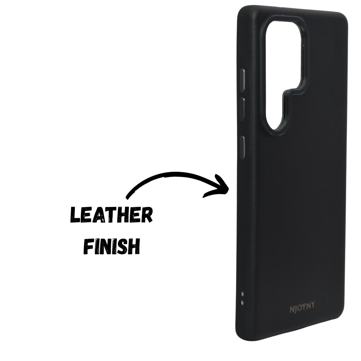 Leather Texture with Metallic Camera Frame Phone Case for Samsung S25 Ultra