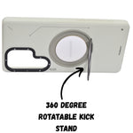 MagSafe Compatible 360° Rotatable Kickstand Hard Phone Case for Samsung S25 Ultra