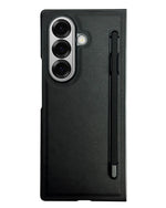 Executive Leather Case with S Pen Holder for Samsung Galaxy Z Fold 7 – Sleek Fit & Stylus Support