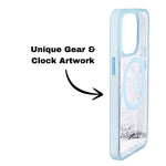 Tech Steampunk Gear Clock Design MagSafe Phone Case For iPhone 13 Pro