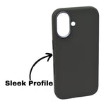 Matte Rugged Texture Anti-Slip Phone Case for iPhone 16 Plus