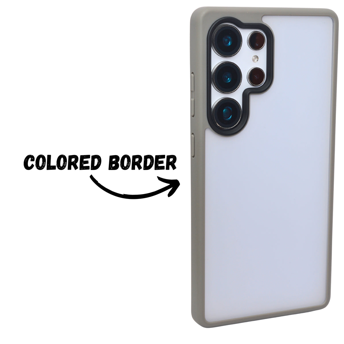 Matte Transparent Hard Shell Protective Phone Case for Samsung S25 Ultra