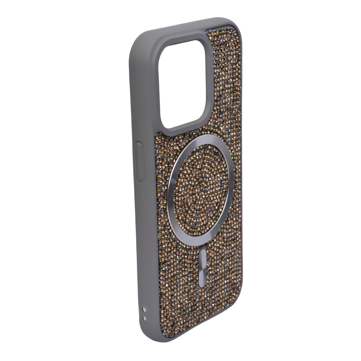 Luxury Rhinestone MagSafe Compatible Phone Case for iPhone 15 Pro