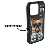 Nimmy Friends "Busy Being a Billionaire" Dog Phone Case for iPhone 16 Pro