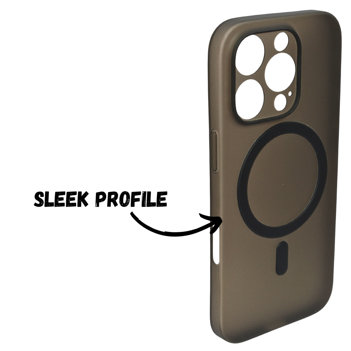 Frosted Hard Matte MagSafe Compatible Phone Case for iPhone 16 Pro