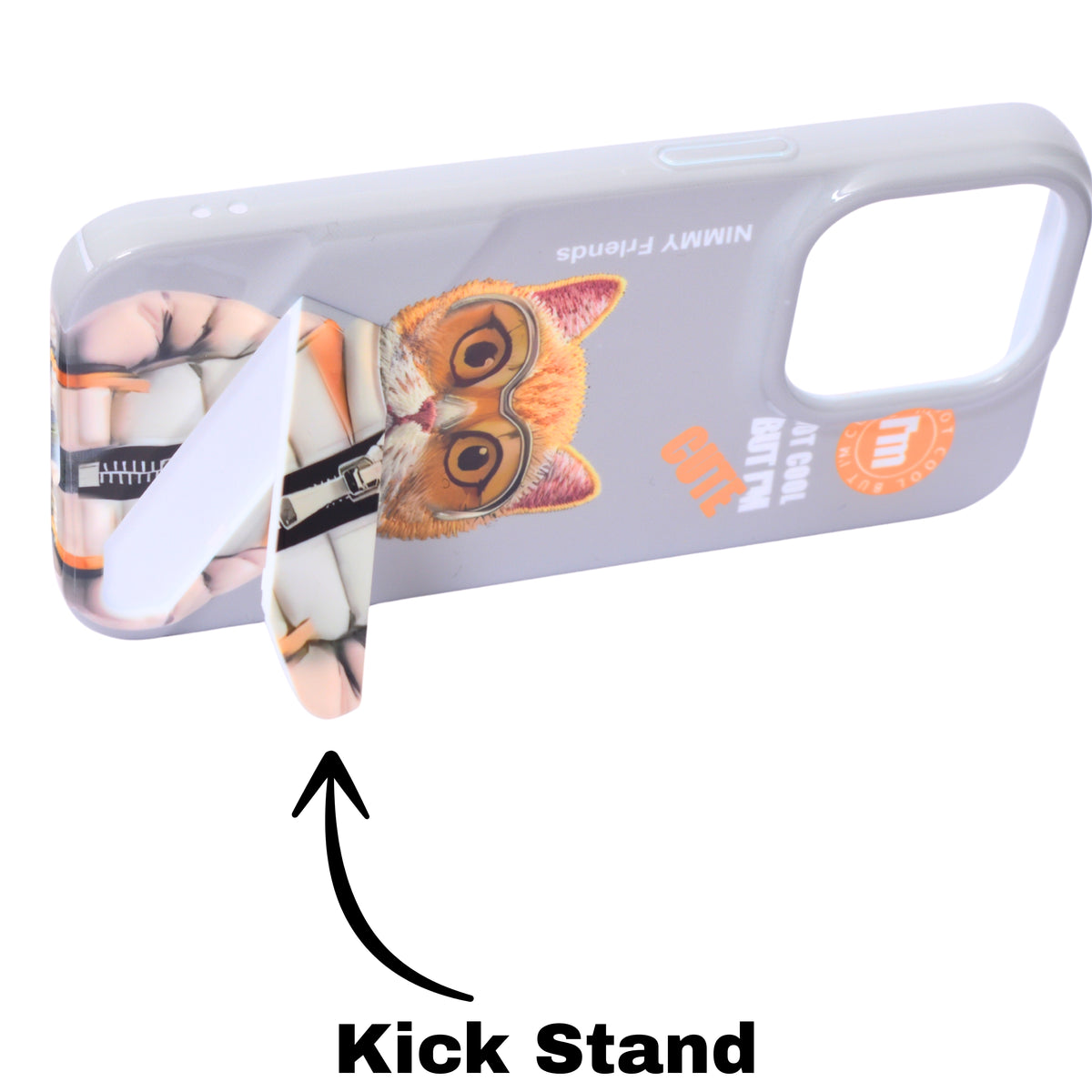 Hard Printed iPhone Case With Stand Back Cover For iPhone 13 Pro