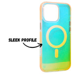 Glitter Gradient MagSafe Compatible Phone Case for iPhone 16 Pro Max