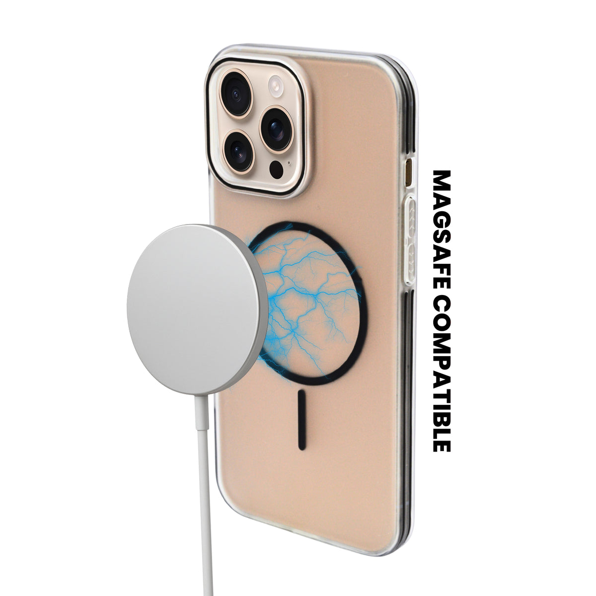 Crystal Clear Shockproof MagSafe Phone Case for iPhone 16 Pro