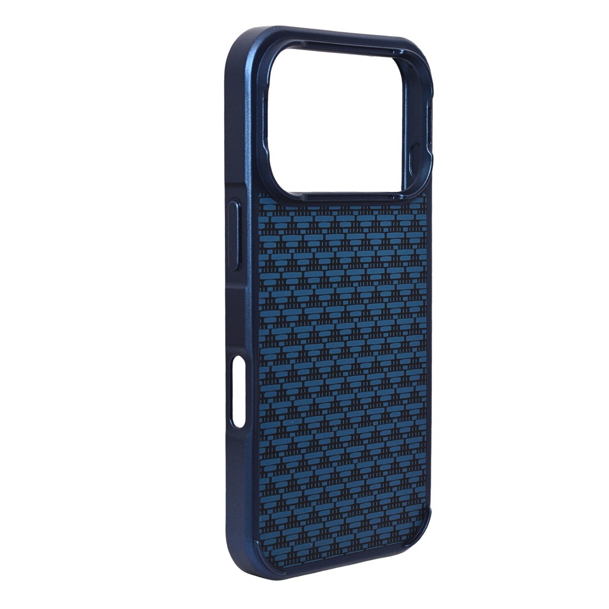 Geometric Carbon Fiber Texture Phone Case for iPhone 17 Pro Max