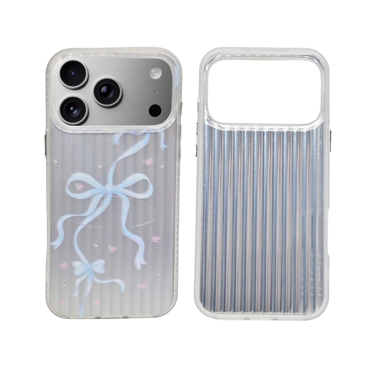 Aesthetic Bow & Floral Phone Case for iPhone 17 Pro